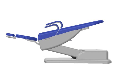 牙科椅机构 3D CAD 文件缩略图